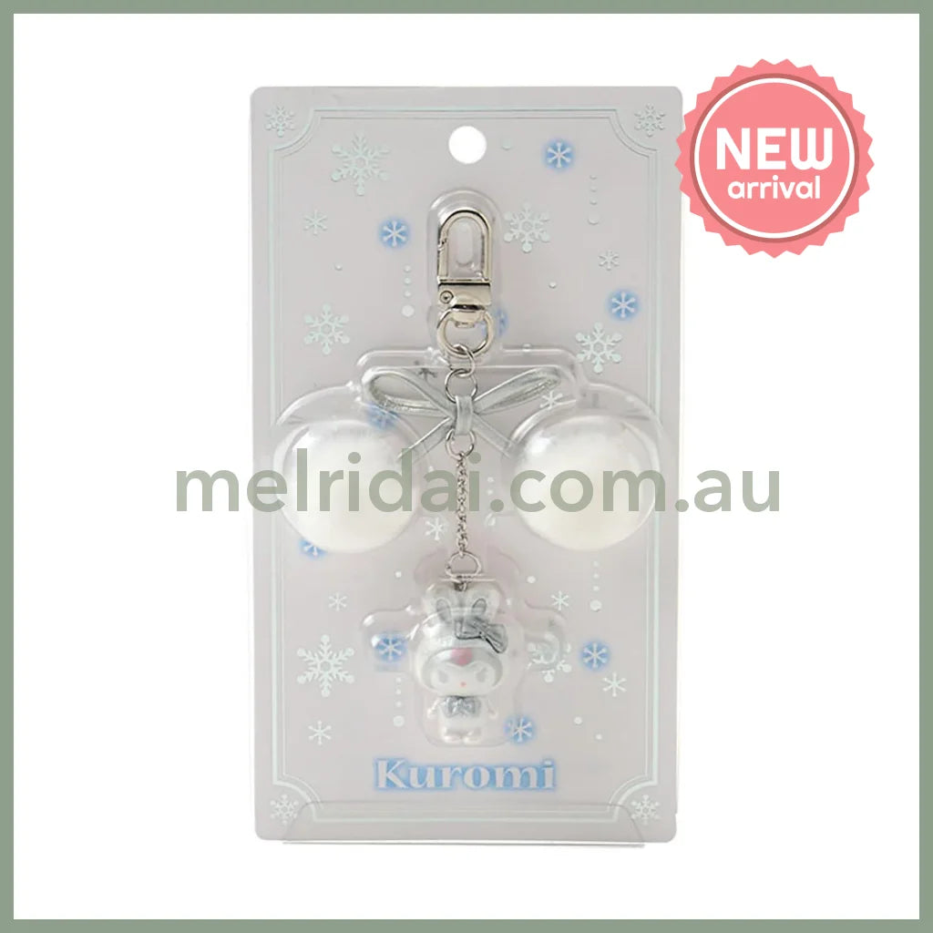 Sanrio | Kuromi Phone Charm Keychain 9.3×2.5×17Cm (Fluffy Snow Rabbit)