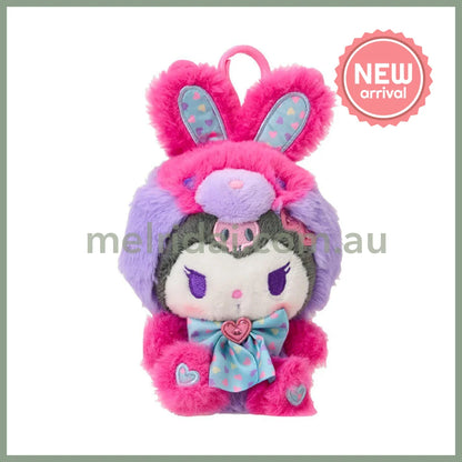 SANRIO | Kuromi Plush Mascot Holder Plush Keychain 14×9×16cm (Spring Rabbit)