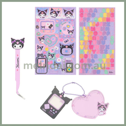 Sanrio | Kuromi Tweezers & Deco Charm 2×0.4×10Cm（Enjoy Idol)