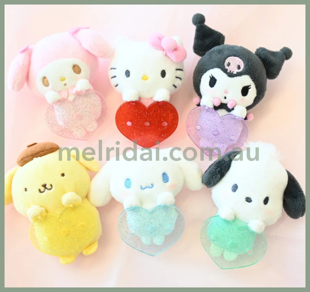 Sanrio | Mascot Brooch 6.5×3.5×9Cm (My Snap-On Letters) 日本三丽鸥 玩偶造型胸针/别针徽章（偶像应援）