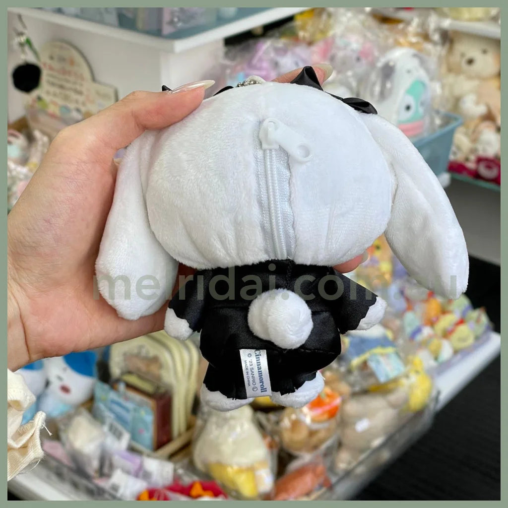 Sanrio | Mascot Holder Approx.10Cm 日本三丽鸥 毛绒玩偶/挂件/包挂 黑丝带系列 爱心眼