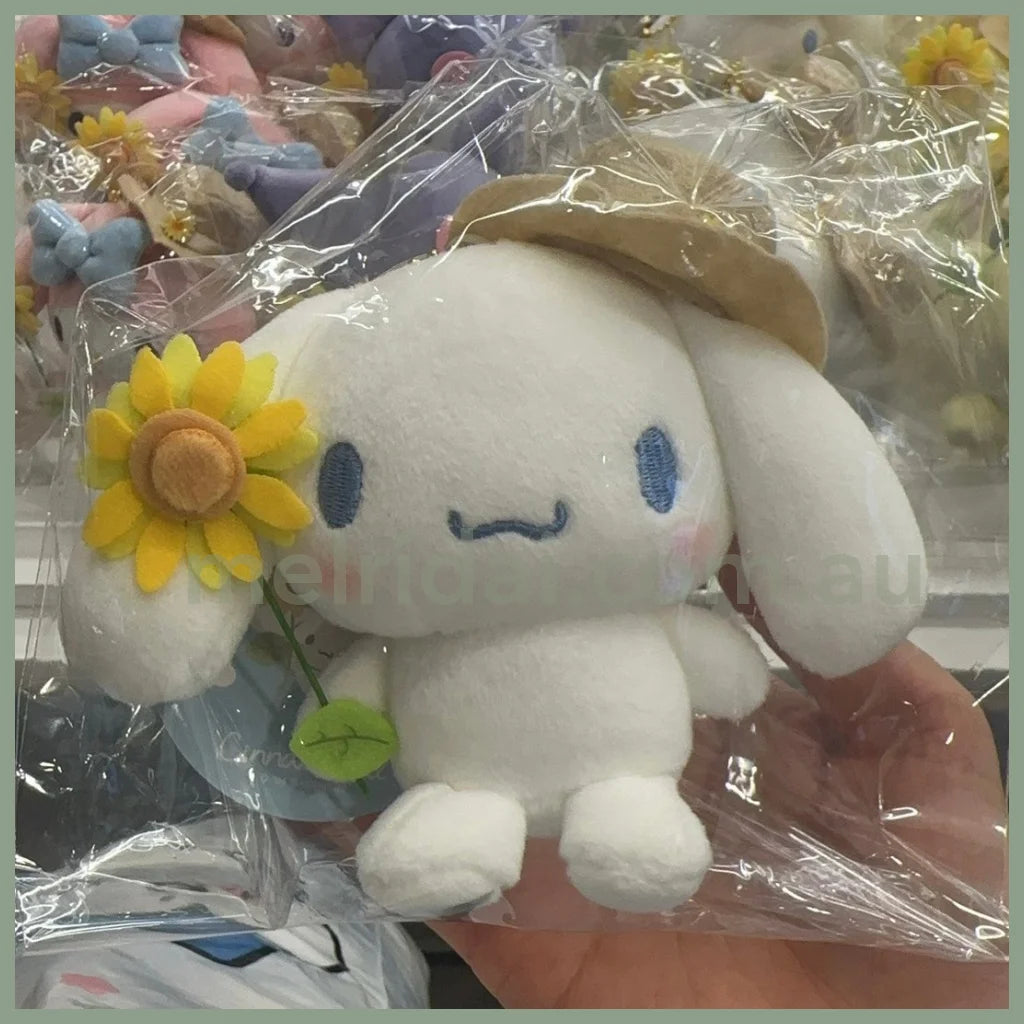 Sanrio | Mascot Holder Keychain 10Cm Approx. 日本三丽鸥 玩偶挂件/包挂/钥匙链（春游系列） 玉桂狗Cinnamoroll