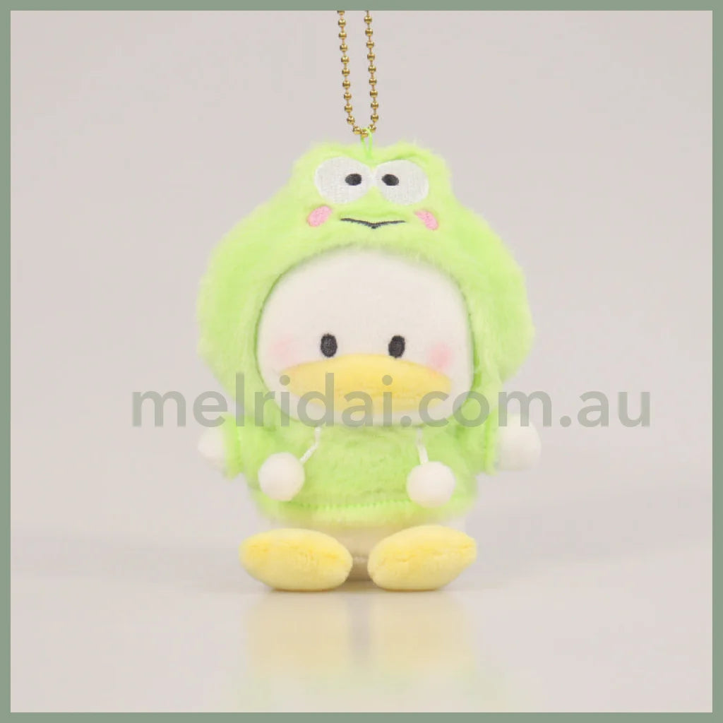 Sanrio | Mascot Holder Keychain (Friend’s Hoodie) Approx.10Cm 日本三丽鸥 毛绒挂件/包挂/钥匙链 (卫衣帽衫系列) 贝壳鸭 Pekkle