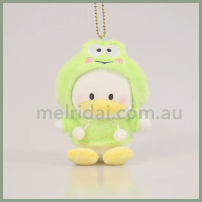 Sanrio | Mascot Holder Keychain (Friend’s Hoodie) Approx.10Cm 日本三丽鸥 毛绒挂件/包挂/钥匙链 (卫衣帽衫系列) 贝壳鸭 Pekkle