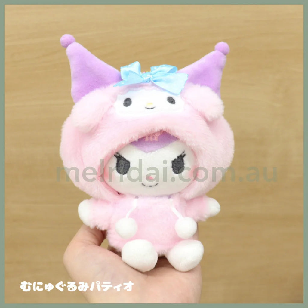 Sanrio | Mascot Holder Keychain (Friend’s Hoodie) Approx.10Cm 日本三丽鸥 毛绒挂件/包挂/钥匙链 (卫衣帽衫系列) 库洛米Kuromi