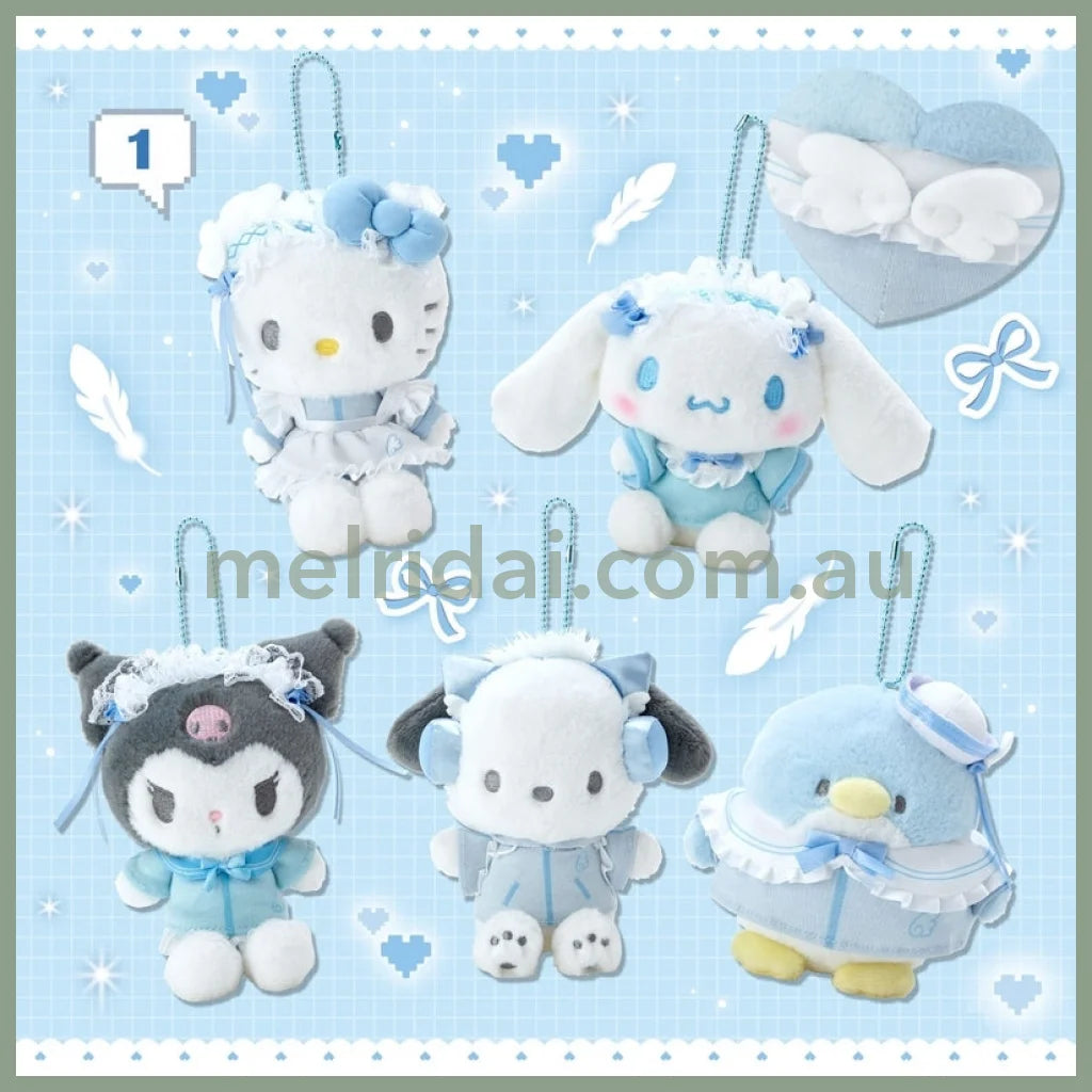 Sanrio | Mascot Holder Keychain (Light Blue Days) 14.5×11×13.5Cm 日本三丽鸥 毛绒玩偶/挂件/包挂（蓝色水色系列）