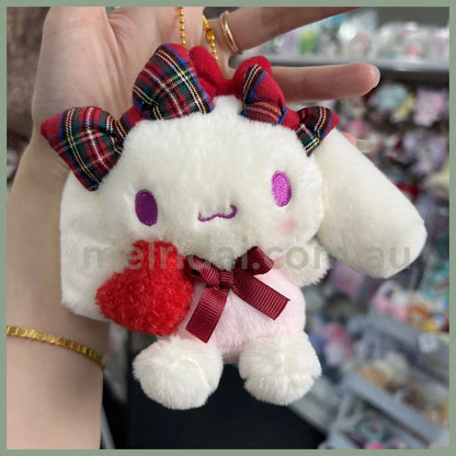 Sanrio | Mascot Holder Plush Keychain Approx.14Cm (Ribbon Love) 日本三丽鸥