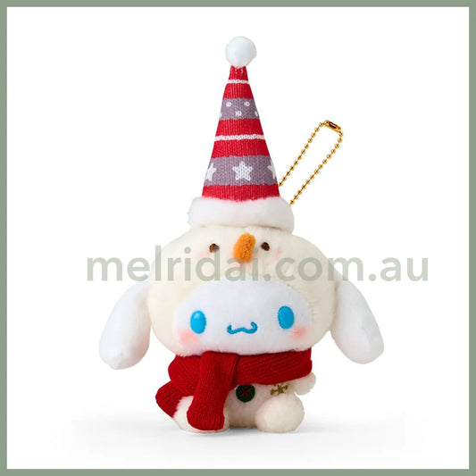 Sanrio | Mascot Holder Plush Keychain Cinnamoroll 17.6 X 11.1 6.4Cm (Christmas 2024)