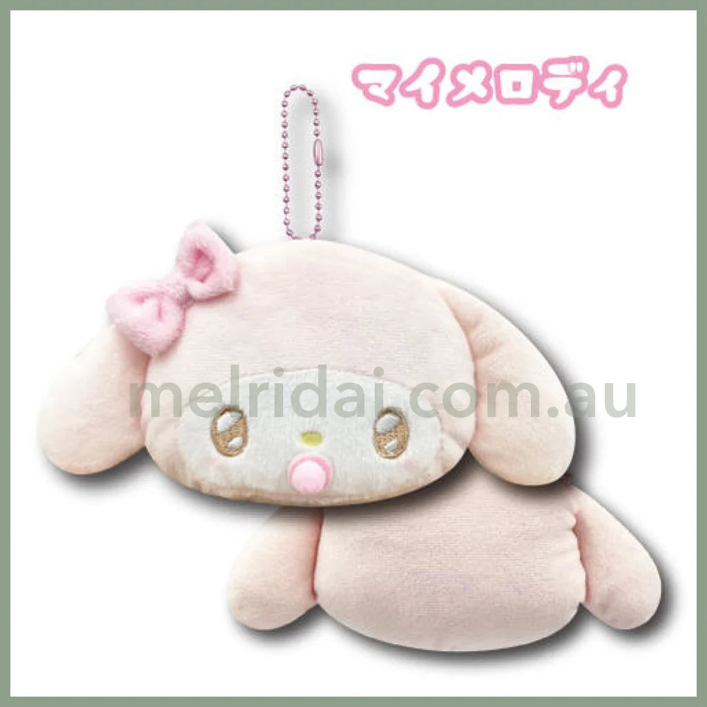 Sanrio | Mascot Holder Plush Keychain Ｈ8×Ｗ10×D3Cm (Angel Baby) 日本三丽鸥 大脸玩偶挂件/包挂/钥匙链（天使宝宝）