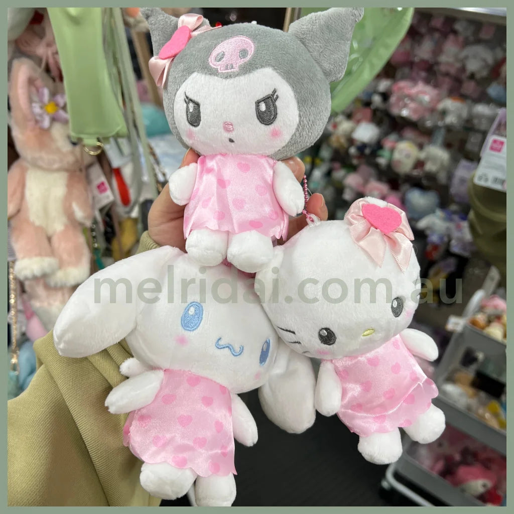 Sanrio | Mascot Holder Plush Keychain Pouch H13×W10Cm 日本三丽鸥 玩偶挂件/包挂/钥匙链/背后有拉链可放零钱小物（天使系列）