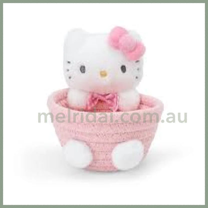 Sanrio | Mascot Rope Basket S Storage 12.0 X 11.0 10.7Cm 凯蒂猫Hello Kitty