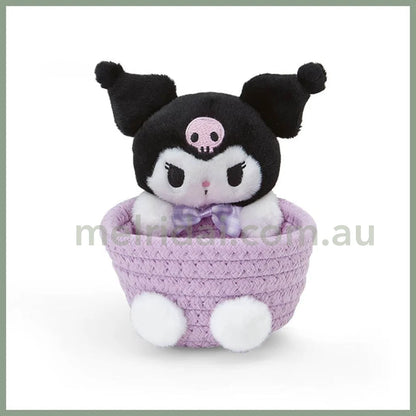 Sanrio | Mascot Rope Basket S Storage 12.0 X 11.0 10.7Cm 库洛米Kuromi