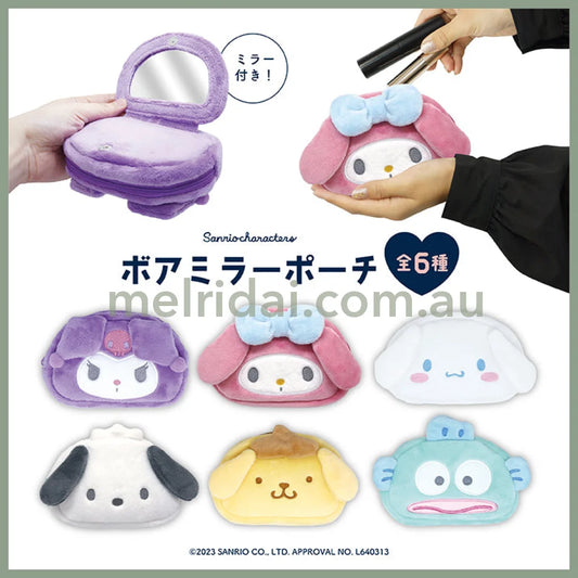 Sanrio | Mirror Pouch Approx. W85 X H108 D22Mm /+