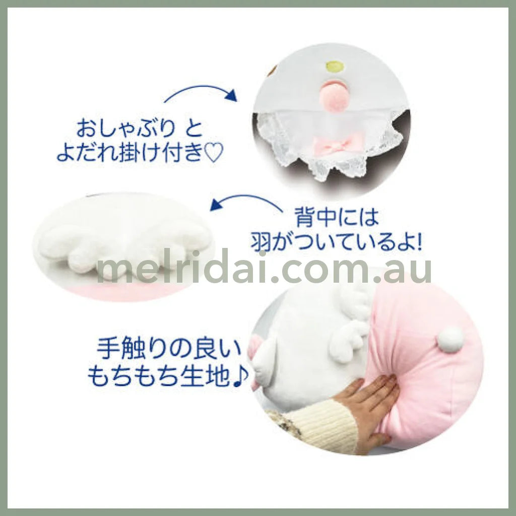 Sanrio | Mochi Plush Toy 35Cm (Angel Baby) 日本三丽鸥 软乎乎趴趴毛绒玩偶/小抱枕