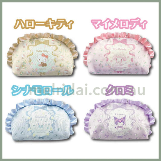 Sanrio | Multi Pouch Ｈ11×Ｗ20×Ｄ6Cm 日本三丽鸥 花边多用收纳包/手拿包/化妆包