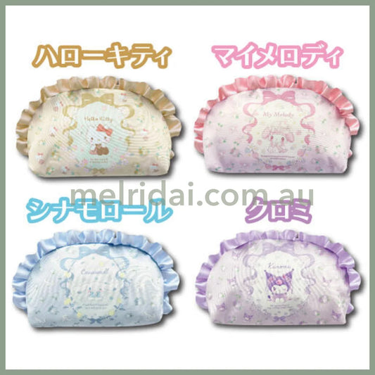 Sanrio | Multi Pouch Ｈ11×Ｗ20×Ｄ6Cm 日本三丽鸥 花边多用收纳包/手拿包/化妆包