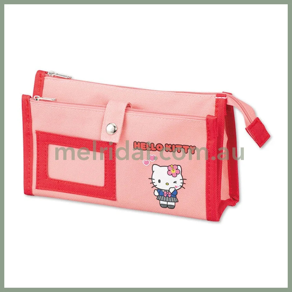 Sanrio | Multi Use Pouch 12Cm*21Cm*6Cm 日本三丽鸥 多功能/多用途收纳包/证件包/卡包/票夹/护照包等（平成高校）