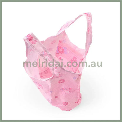 SANRIO | My Melody Eco Shopping Tote Bag W49×D18×H69cm (Japanese Pattern Pink)