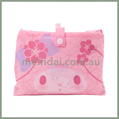 SANRIO | My Melody Eco Shopping Tote Bag W49×D18×H69cm (Japanese Pattern Pink)