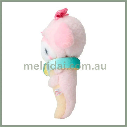 Sanrio | My Melody Mascot Holder Plush Keychain 14.5 X 12.8 6.8Cm (Zodiac Fortune 2024 - Snake)