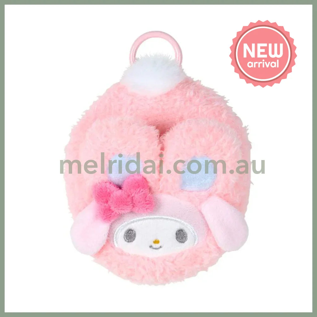 SANRIO | My Melody Mini Pouch Charm with Carabiner 10.5 x 10.1 x 7.2cm (Spring Rabbit)