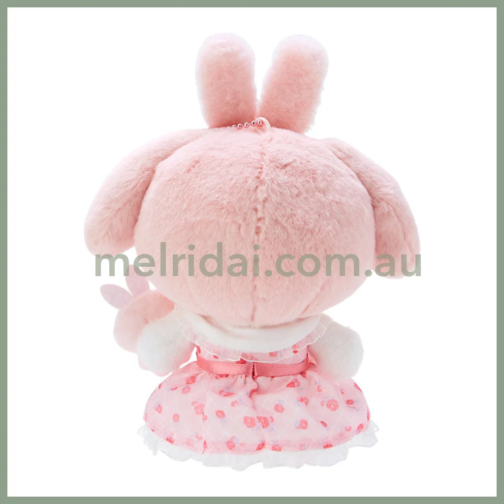 Sanrio | My Melody Plush Keychain Mascot Holder 14×7×19Cm (My Little Treasure) 日本三丽鸥