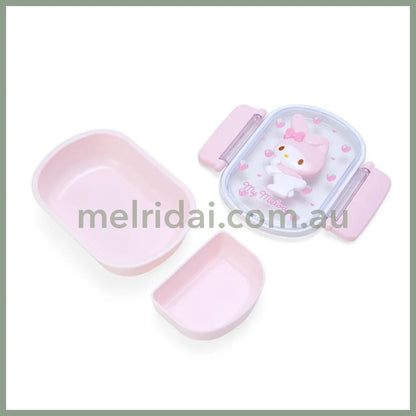 Sanrio | My Melody Transparent Double Button Lunch Box 360Ml //