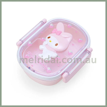 Sanrio | My Melody Transparent Double Button Lunch Box 360Ml //