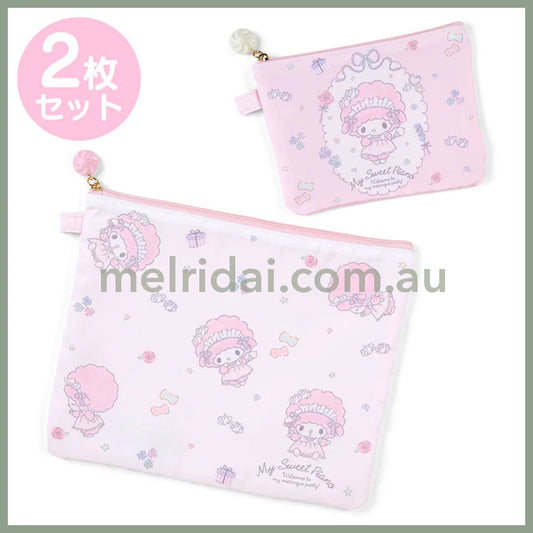 Sanrio | My Sweet Piano Flat Pouch Set (Meringue Party) 2