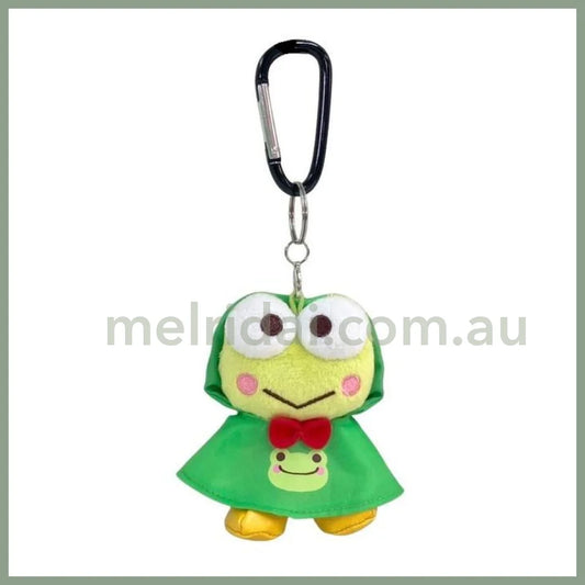 Sanrio × Pickles The Frog | Mascot Holder Keychain 10X10X5Mm (Rain Poncho) 三丽鸥大眼蛙 X