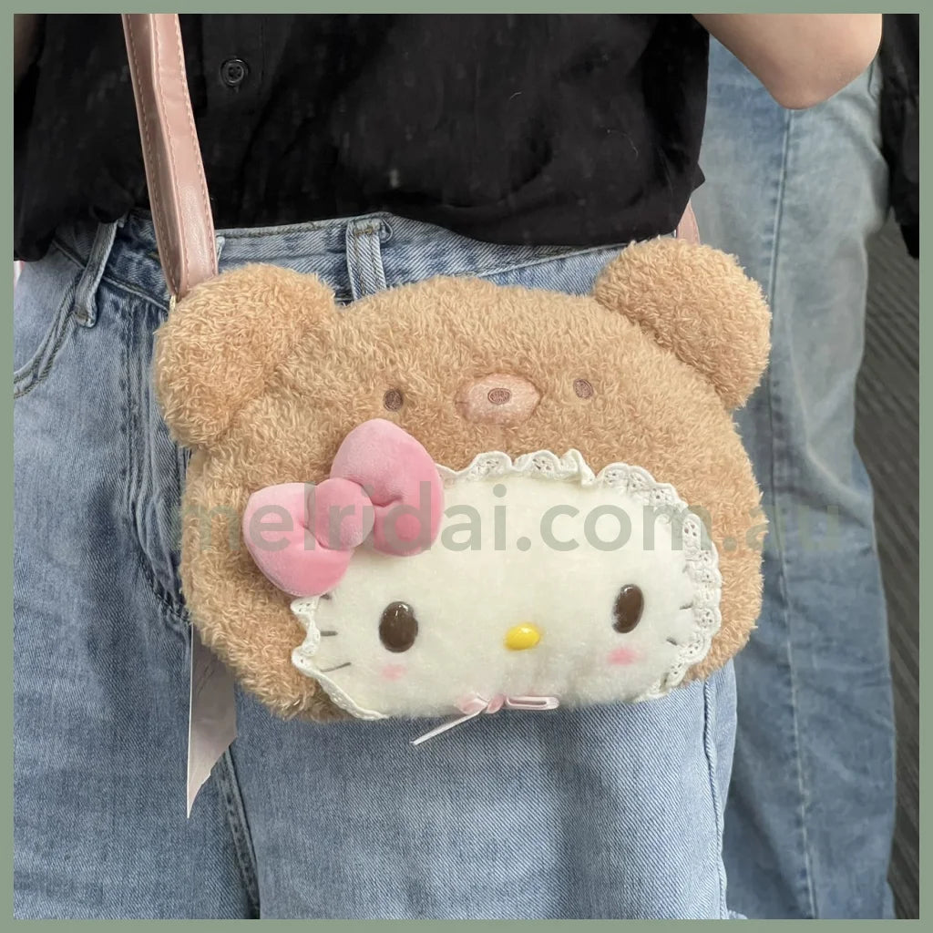 Sanrio | Plush 2Way Shoulder Bag (Latte Kuma Baby) // (Baby)