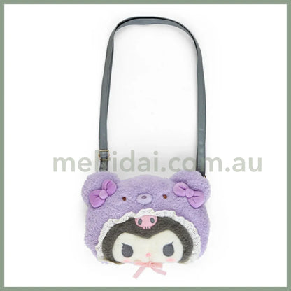 Sanrio | Plush 2Way Shoulder Bag (Latte Kuma Baby) // (Baby) Kuromi