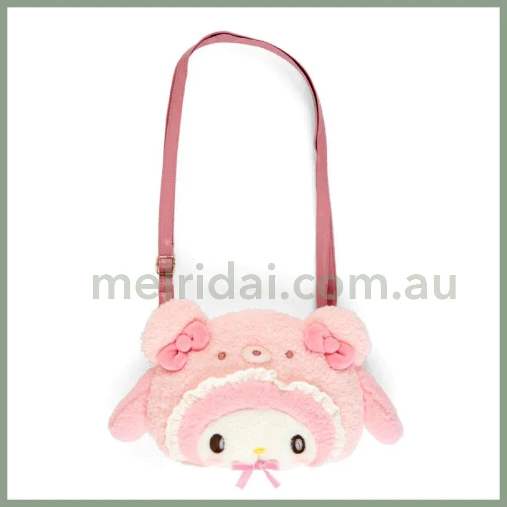 Sanrio | Plush 2Way Shoulder Bag (Latte Kuma Baby) // (Baby) My Melody