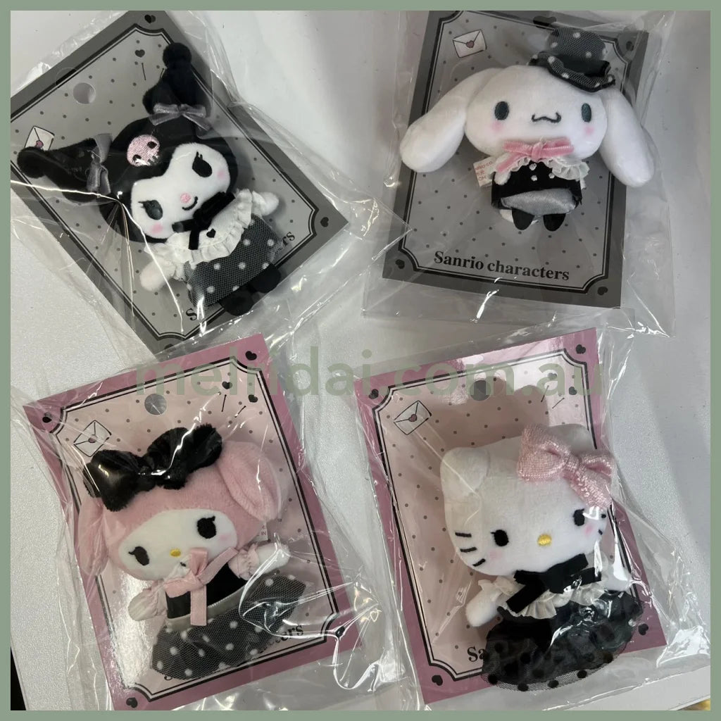 Sanrio | Plush Brooch 6 X 3 9.5 Cm (Tokimeki Sweet Party) 日本三丽鸥 毛绒玩偶胸针/别针（天鹅绒派对）