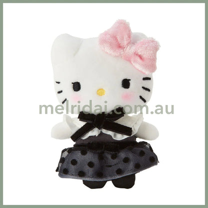 Sanrio | Plush Brooch 6 X 3 9.5 Cm (Tokimeki Sweet Party) 日本三丽鸥 毛绒玩偶胸针/别针（天鹅绒派对） 凯蒂猫Hello Kitty