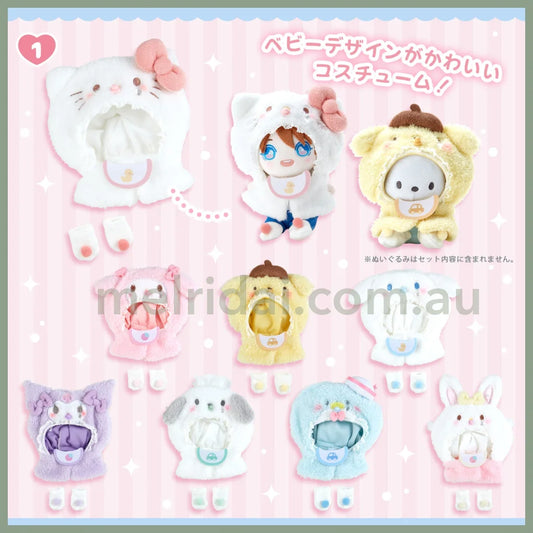 Sanrio | Plush Costume Cinnamoroll 19×1.5×19.5Cm (Enjoy Idol) 日本三丽鸥 玩偶披风/着替/斗篷装