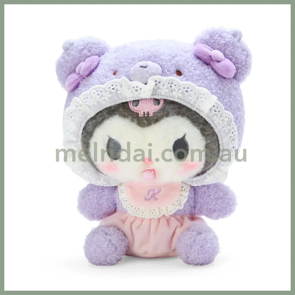 Sanrio | Plush Doll 20×11×19Cm (Latte Kuma Baby) / (Baby) Kuromi