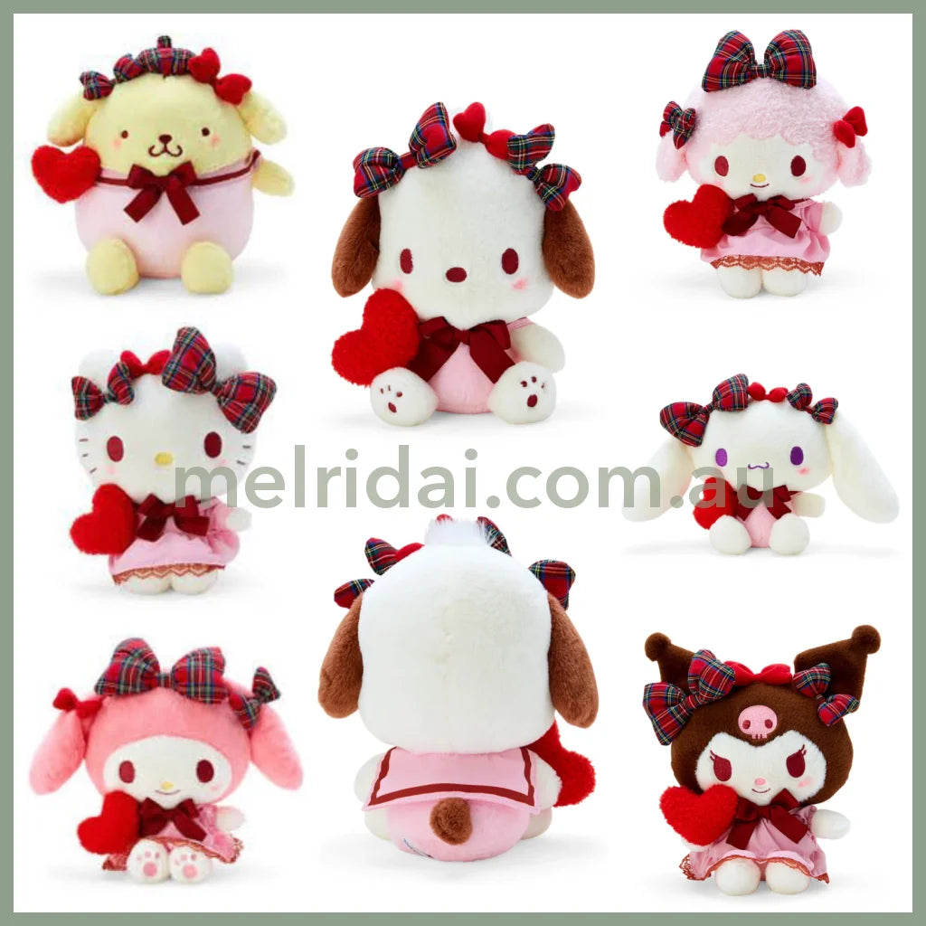 Sanrio | Plush Doll Approx.22Cm (Ribbon Love) 日本三丽鸥 毛绒玩偶公仔（蝴蝶结爱心）