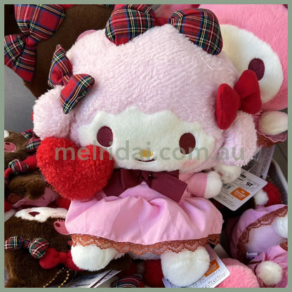 Sanrio | Plush Doll Approx.22Cm (Ribbon Love) 日本三丽鸥 毛绒玩偶公仔（蝴蝶结爱心） 小羊必爱诺 My Sweet Piano