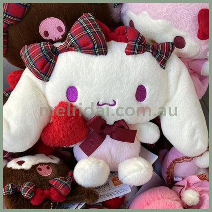 Sanrio | Plush Doll Approx.22Cm (Ribbon Love) 日本三丽鸥 毛绒玩偶公仔（蝴蝶结爱心） 玉桂狗Cinnamoroll