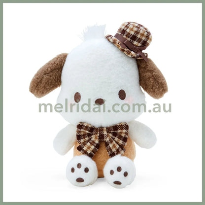 Sanrio | Plush Doll (Fluffy Mocha Check) M Approx.30Cm /M Pochacco