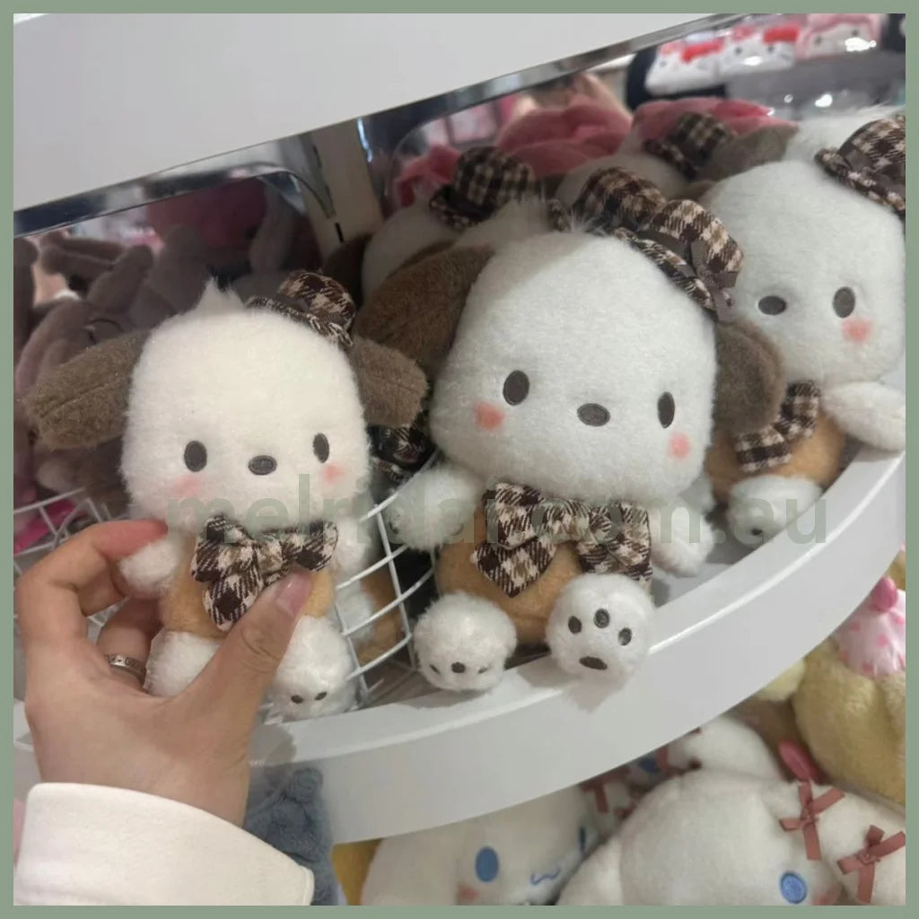 Sanrio | Plush Doll (Fluffy Mocha Check) S Approx.19Cm /S