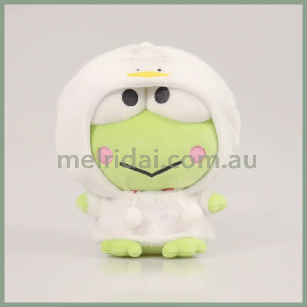 Sanrio | Plush Doll (Friend’s Hoodie) Approx.20Cm 日本三丽鸥 毛绒公仔/玩偶 (卫衣帽衫系列) 大眼蛙 Kero Keroppi