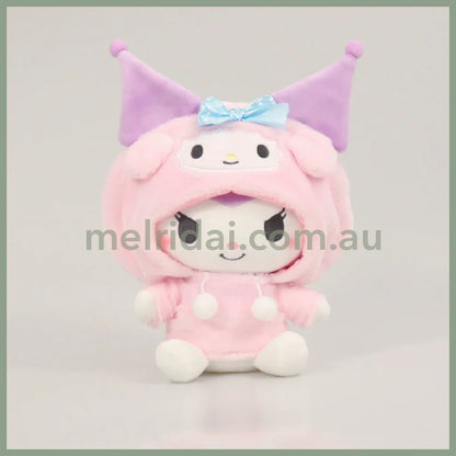 Sanrio | Plush Doll (Friend’s Hoodie) Approx.20Cm 日本三丽鸥 毛绒公仔/玩偶 (卫衣帽衫系列) 库洛米Kuromi