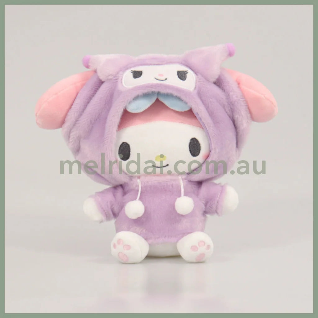 Sanrio | Plush Doll (Friend’s Hoodie) Approx.20Cm 日本三丽鸥 毛绒公仔/玩偶 (卫衣帽衫系列) 美乐蒂My Melody