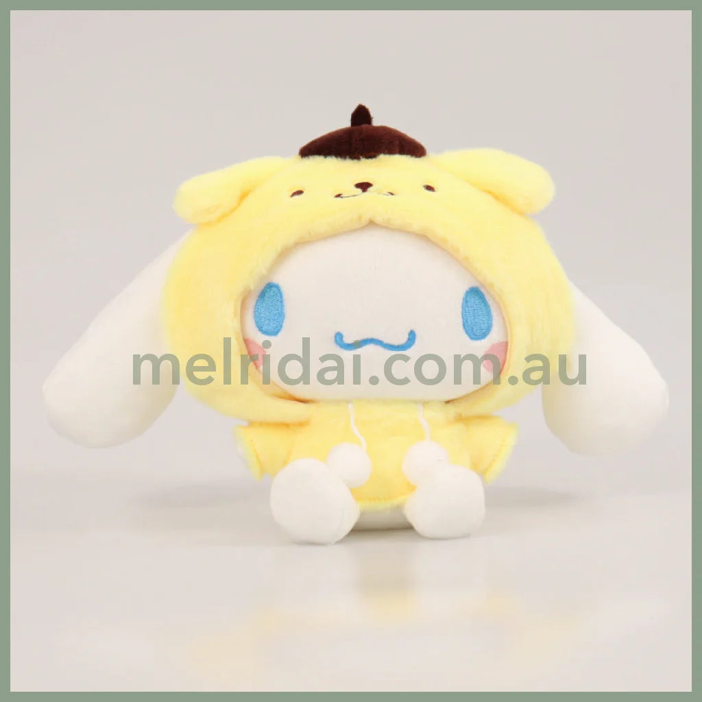 Sanrio | Plush Doll (Friend’s Hoodie) Approx.20Cm 日本三丽鸥 毛绒公仔/玩偶 (卫衣帽衫系列) 玉桂狗Cinnamoroll