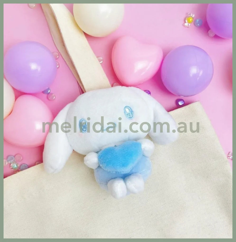 Sanrio | Plush Doll Holder With Heart 9Cm Approx. 日本三丽鸥 毛绒玩偶/背后有扣带 可作包挂装饰/笔架等