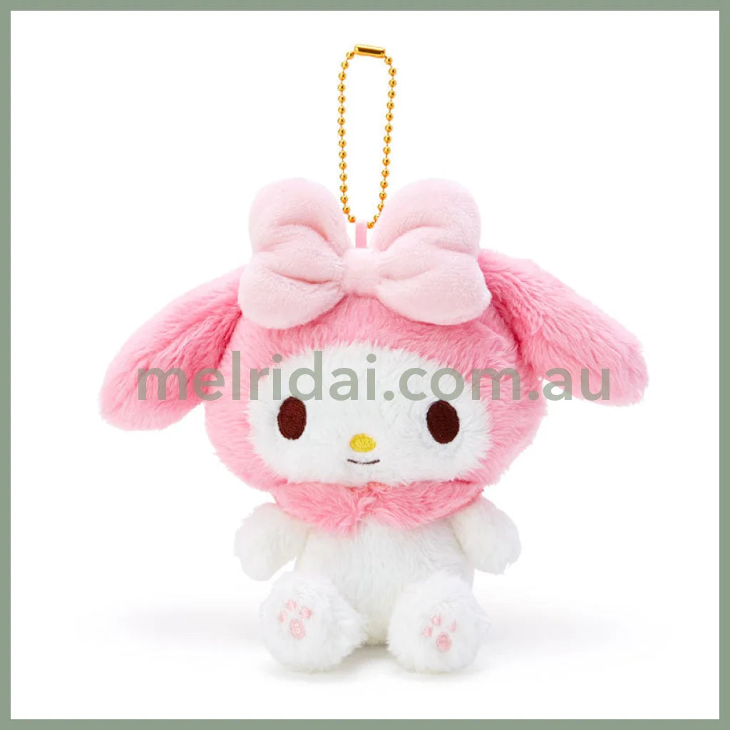 Sanrio | Plush Doll Howa Mascot My Melody 15×7×12Cm 日本三丽鸥 库洛米 基础款毛绒玩偶挂件/包挂/钥匙链