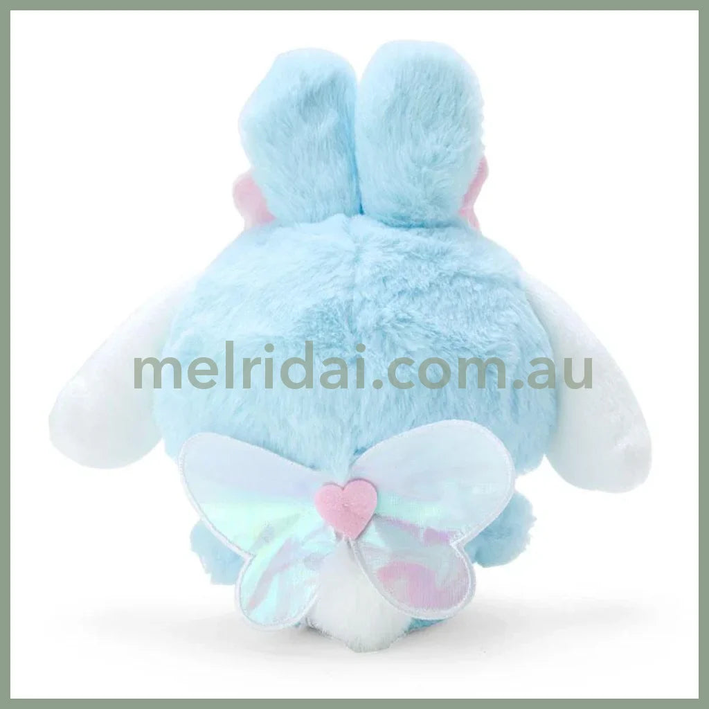 Sanrio | Plush Doll (Rabbit Costume) W21×D14×H29Cm 日本三丽鸥 毛绒玩偶/公仔 背后有翅膀（小兔子装扮） 玉桂狗Cinnamoroll