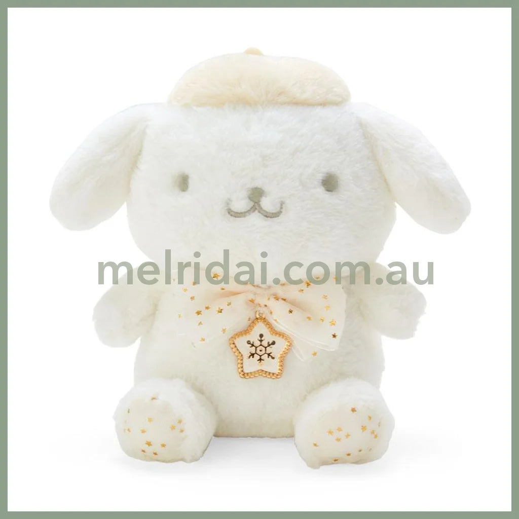 Sanrio | Plush Doll Stuffed Toy 19 X 12 20 Cm (White Design Series) / () Pom Purin